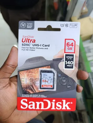 Sandisk 64gb Ultra Memory Card New Sealed In A Shop