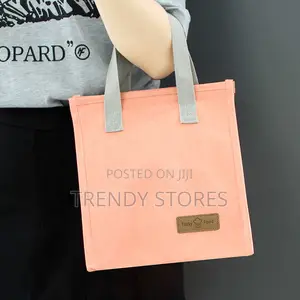 Pink Insulated Tote Bag
