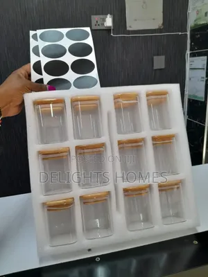 Glass Spice Jar Set*