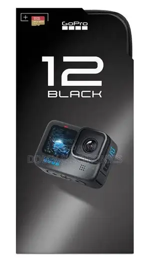 Gopro Hero 12 With Sandisk Extreme 64gb Micro Sd Card Black