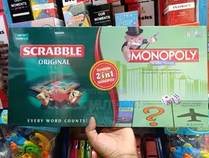 Big Size 2 in 1 Monopoly Scrabble
