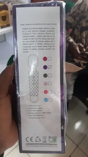 USB Charging 20 Modes Dildo Wand Vibrator Sex Toy For Women