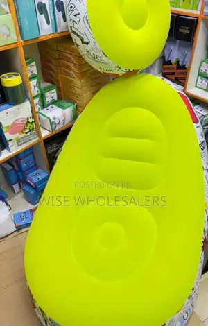 Inflatable Seat Plus Foot Rest With Pump