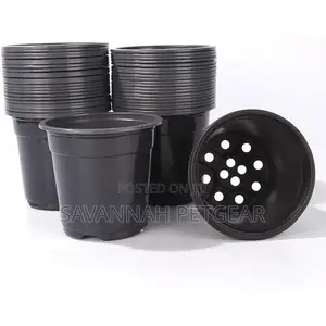 Reusable Plastic Plant Seedling Flower Pots 750ml - 10 Piece