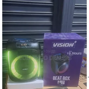 Vision Plus Beat Box Mini Speaker Black in Colour