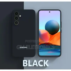 Samsung Galaxy A15 Black Silicone Phone Case/ Cover.