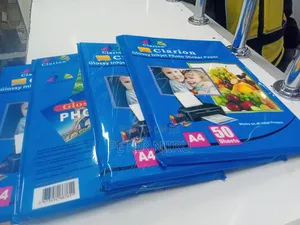 Clarion 50 Sheets A4 Inkjet Photo Sticker Paper