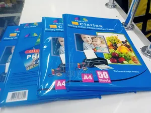 Glossy Inkjet Photo Sticker Paper A4 50