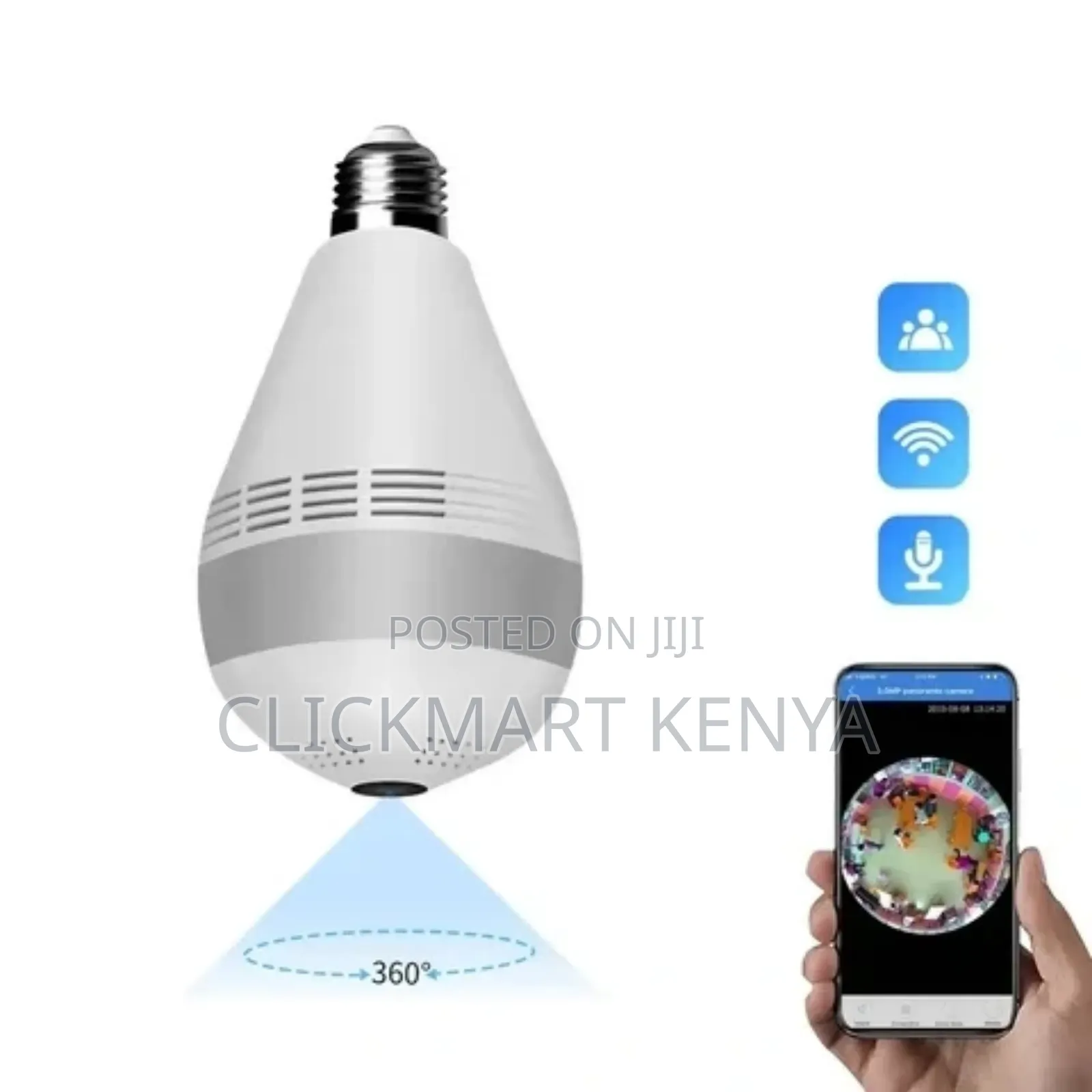 Wireless Bulb Camera Nanny Wifi CCTV Camera