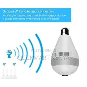 Wireless Bulb Camera Nanny Wifi CCTV Camera