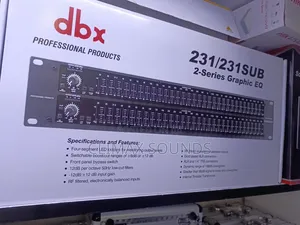 DBX Equaliser 231/231 Sub 2 Series Graphic Equaliser
