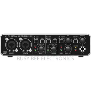 USB 2.0 Audio Interface
Behringer UMC204HD U-Phoria