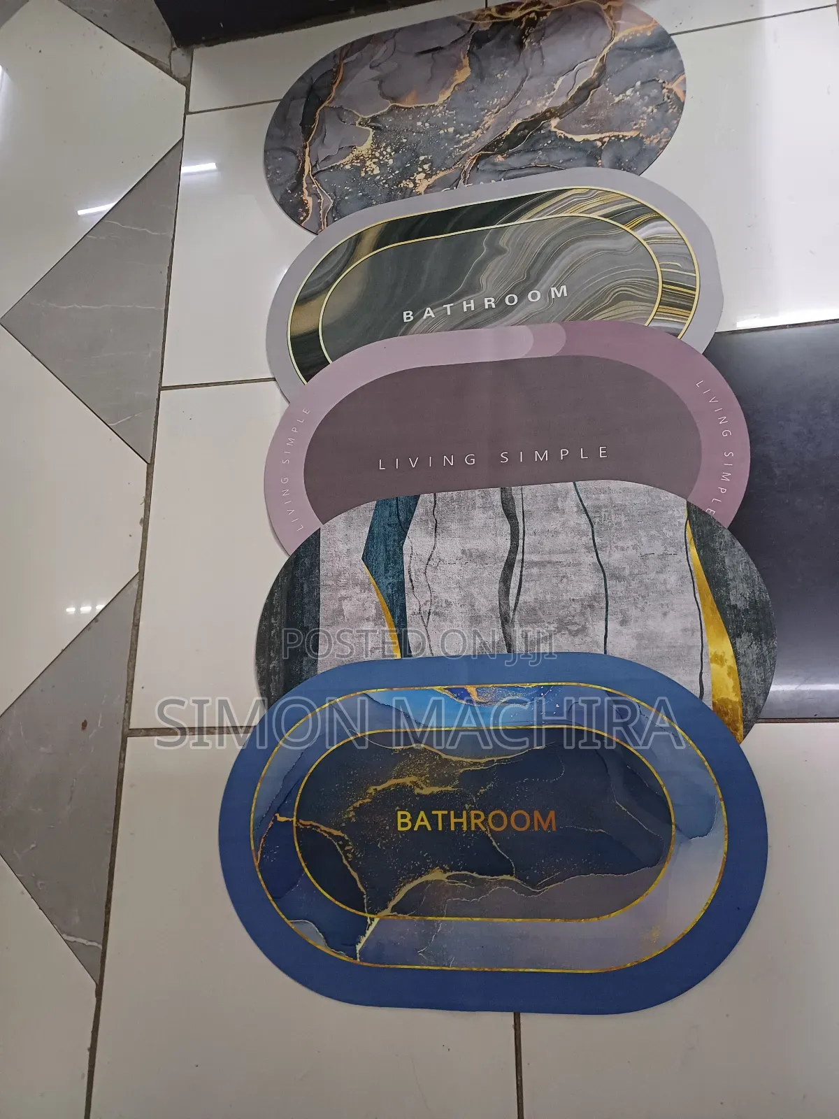 Bathroom Non Slip Rubber Mats. Large Size