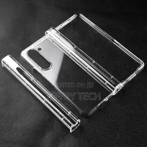 3 in 1 PC Transparent Phone Case for Samsung Galaxy Z Fold5
