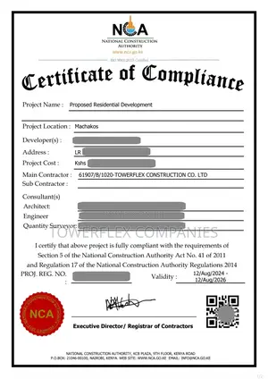 Architectural and Structural Designs, Licensing and Approvals