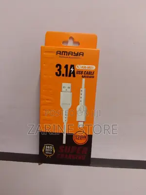 Amaya USB Cable Micro Super Charging 1.2 Metres Long