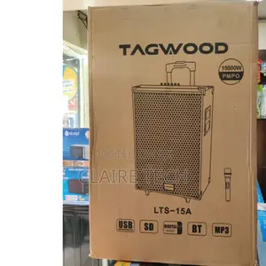 Black Tagwood 15" Trolley Speaker LTS-15A