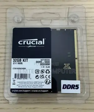 Crucial Laptop RAM DDR5 32GB 4800