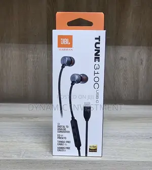 JBL TUNE 310C - Wired Hi-Res in-Ear Headphones/Earphones