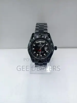 Black Rolex Wrist Watch >Rolex Watch