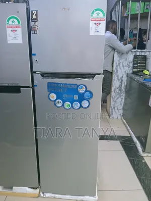 Mika Fridge 168 Litres Direct Cool, Double Door, Silver