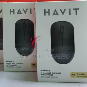 Black Havit MS66GT Small Exquisite 2.4ghz Wireless Mouse
