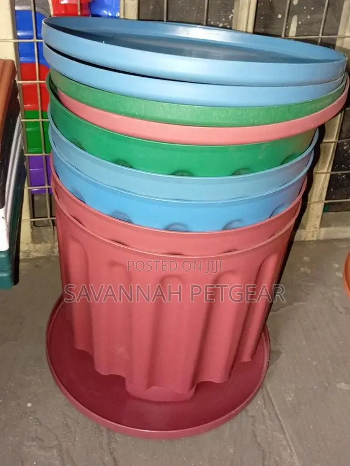 Multicolor Plastic Olive Pot 10", for Home, Size: 10 Inch
