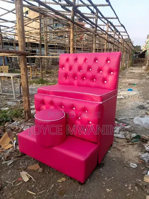 Pedicure Seat, Single Pink Colour 