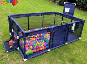 Large Kids Safety Fence/Playpen With Balls