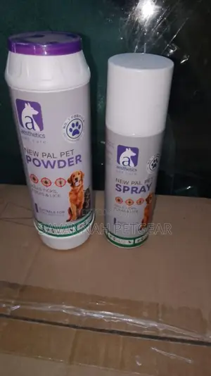 Pal Pet Powder and Pal Pet Ticks Flea Spray Aerosol Set-2pcs