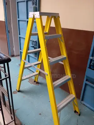5 Steps FRP Fiberglass Double Sided Self Supporting Ladder