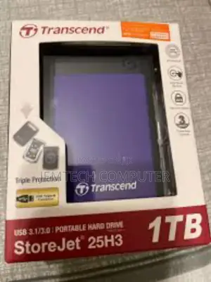 Transcend External HDD 1tb - Purple - Ts1tsj25h3p