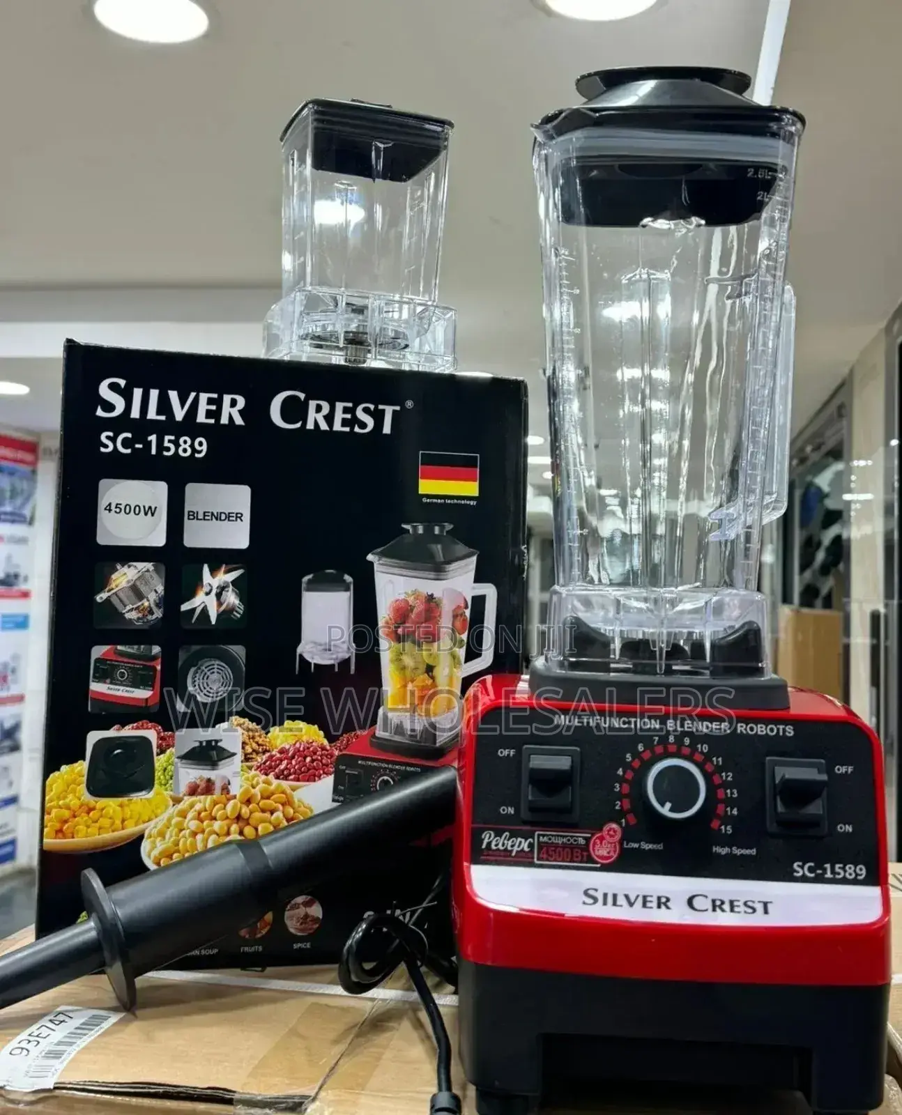 Silver Crest Heavy Duty Professional Commercial Blender