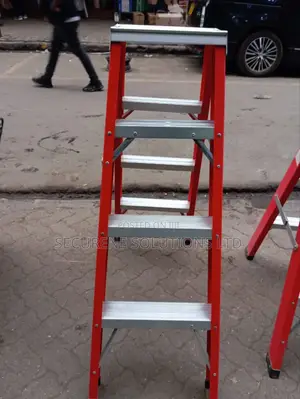 Fibreglass FRP Industrial Double Sided 4 Steps Ladder