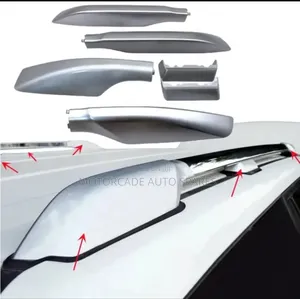 Toyota Landcruiser Prado Fj 150 Silver Roof Rails Covers