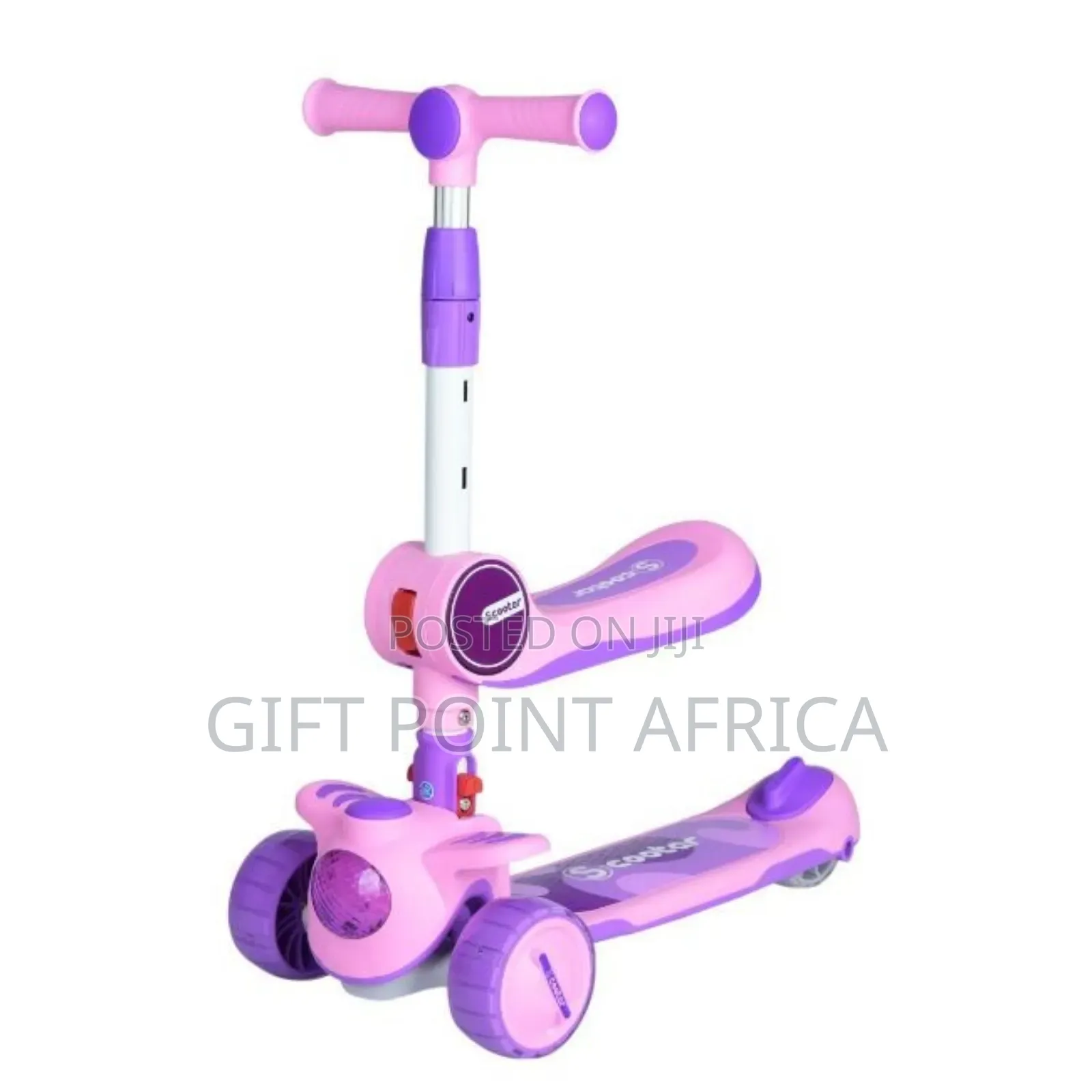 2 in 1 Kids Scooters With Adjustable Handle