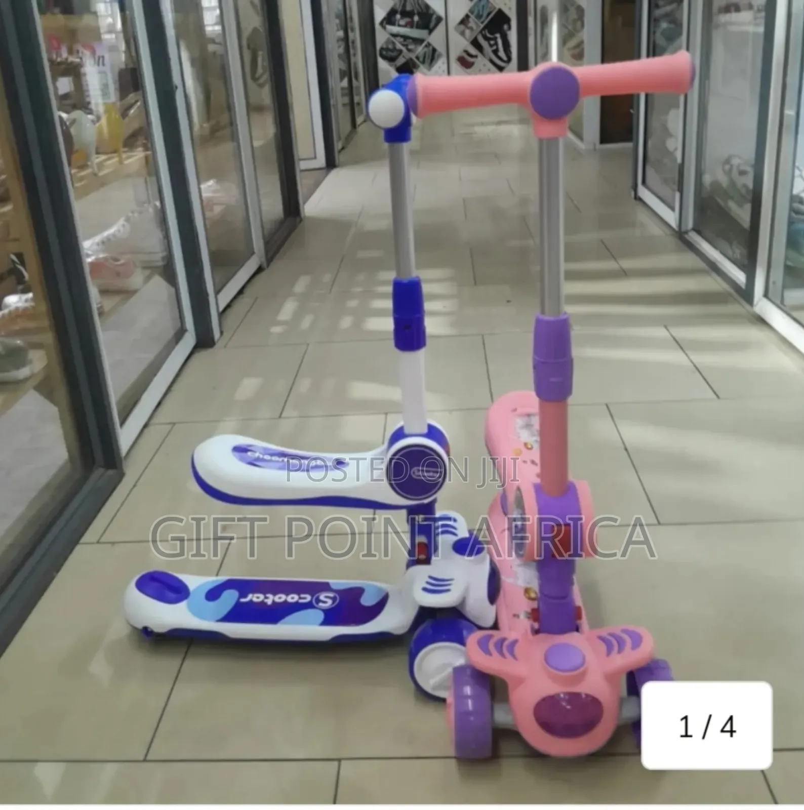 2 in 1 Kids Scooters With Adjustable Handle