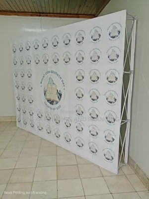 Velcro Backrop Media Banner
