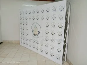 Velcro Backrop Media Banner
