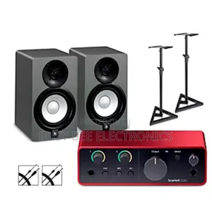 Scarlett Solo With Yamaha Hs Studio Monitor Pair Bundle
