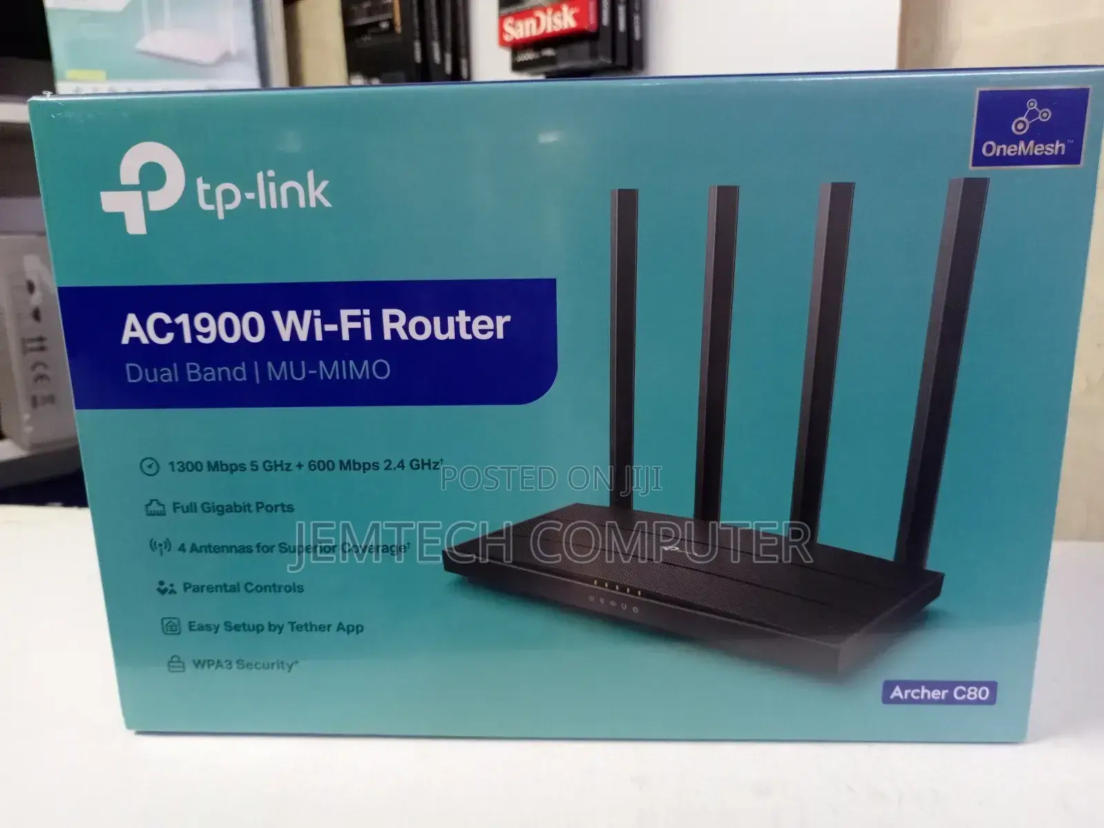 Tp-Link Archer C80 AC1900 Wireless MU-MIMO Wi-Fi 5 Router^