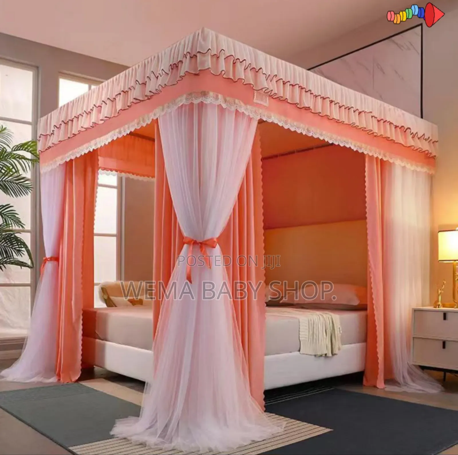 Quality Heavy Duty 4 Stand Decorative Mosquito Nets