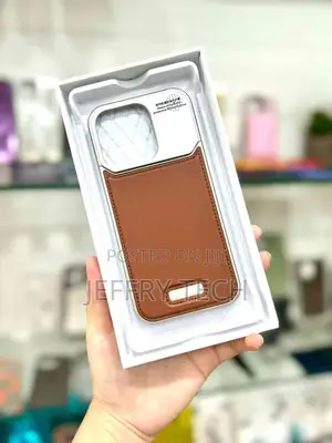 Wireless Charging Support Leather Case for iPhone 15 Pro Max