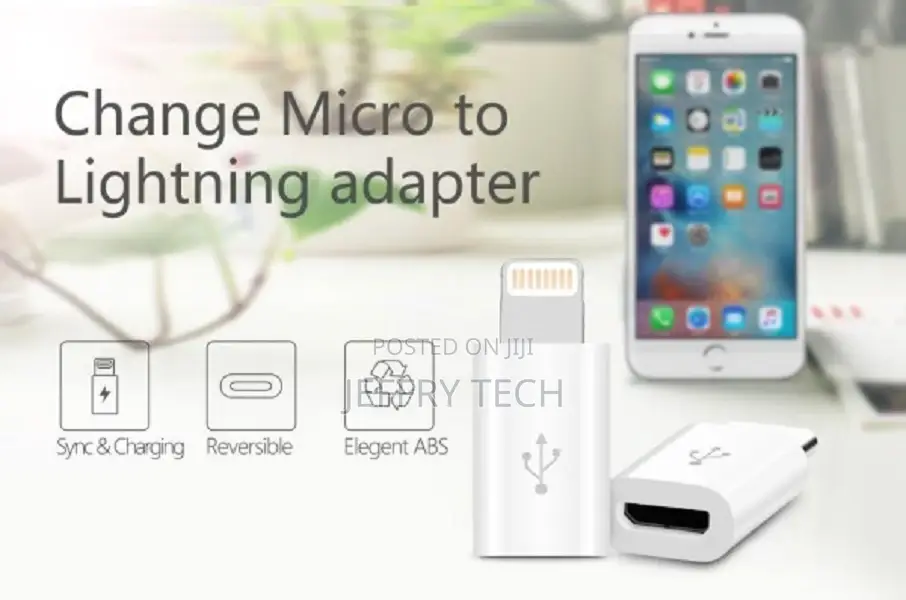 Micro USB Adapter to 8pin for iPhone Cable Converter USB Cha
