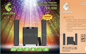 Euroken 2.1ch Multi Media Speaker Ek-830 12000w