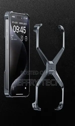 Aluminum Rimless Phone Case for iPhone 15 Pro Max Metal X T