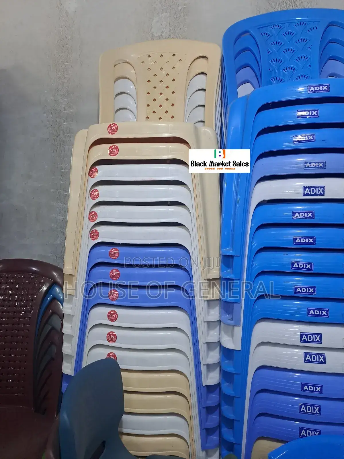 Armless Plastic Chair