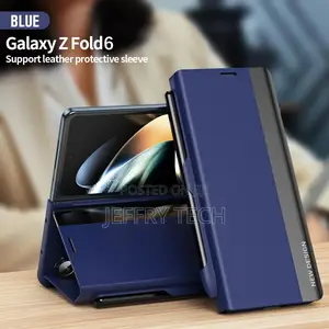 Flip Case Z Fold 5 With Free S Pen, Built-in S Pen Holder Ma