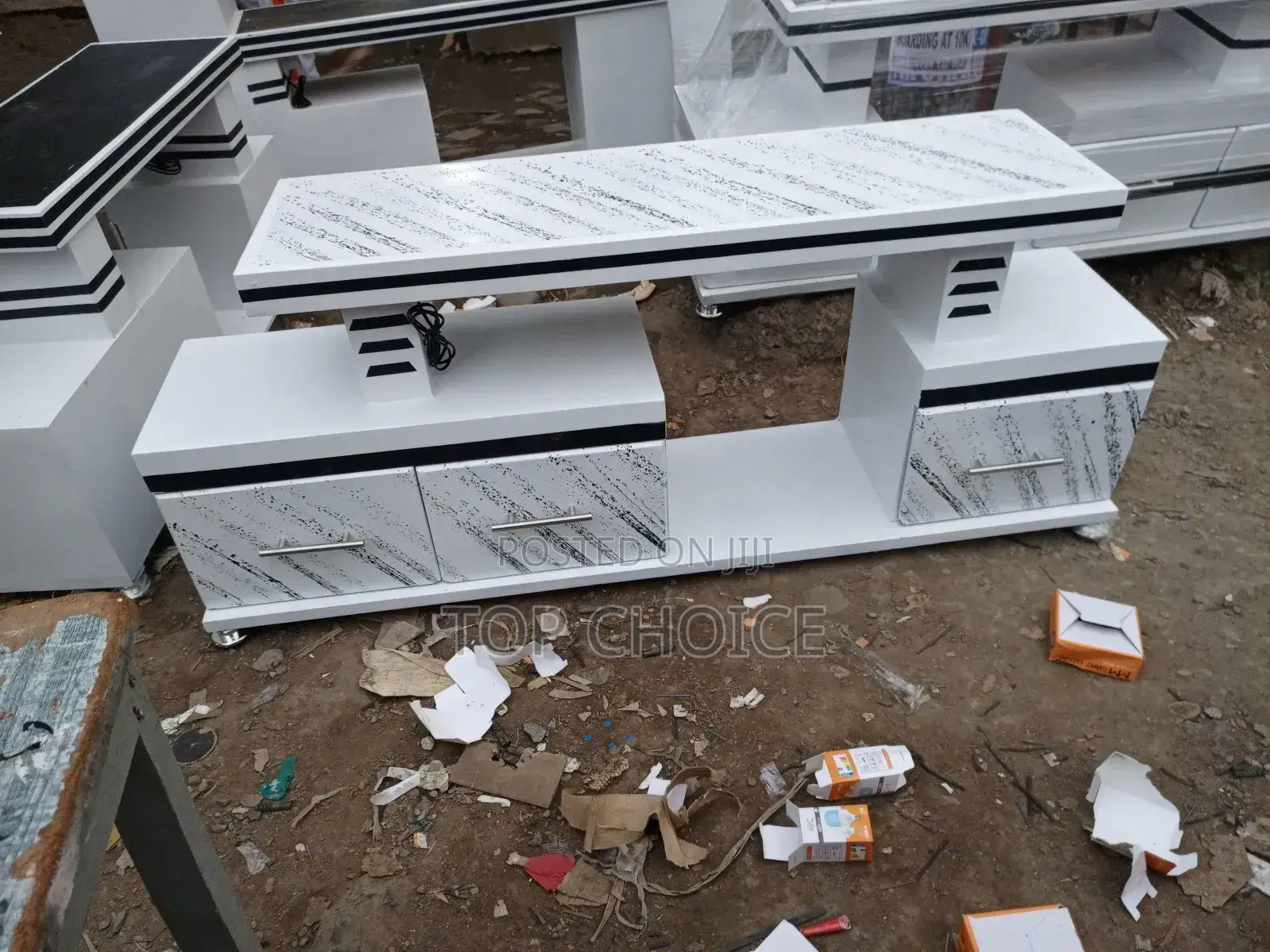 Tv Stand With LED Lights