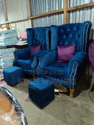 2 Pedicure Seats or King Chairs and Poufs.